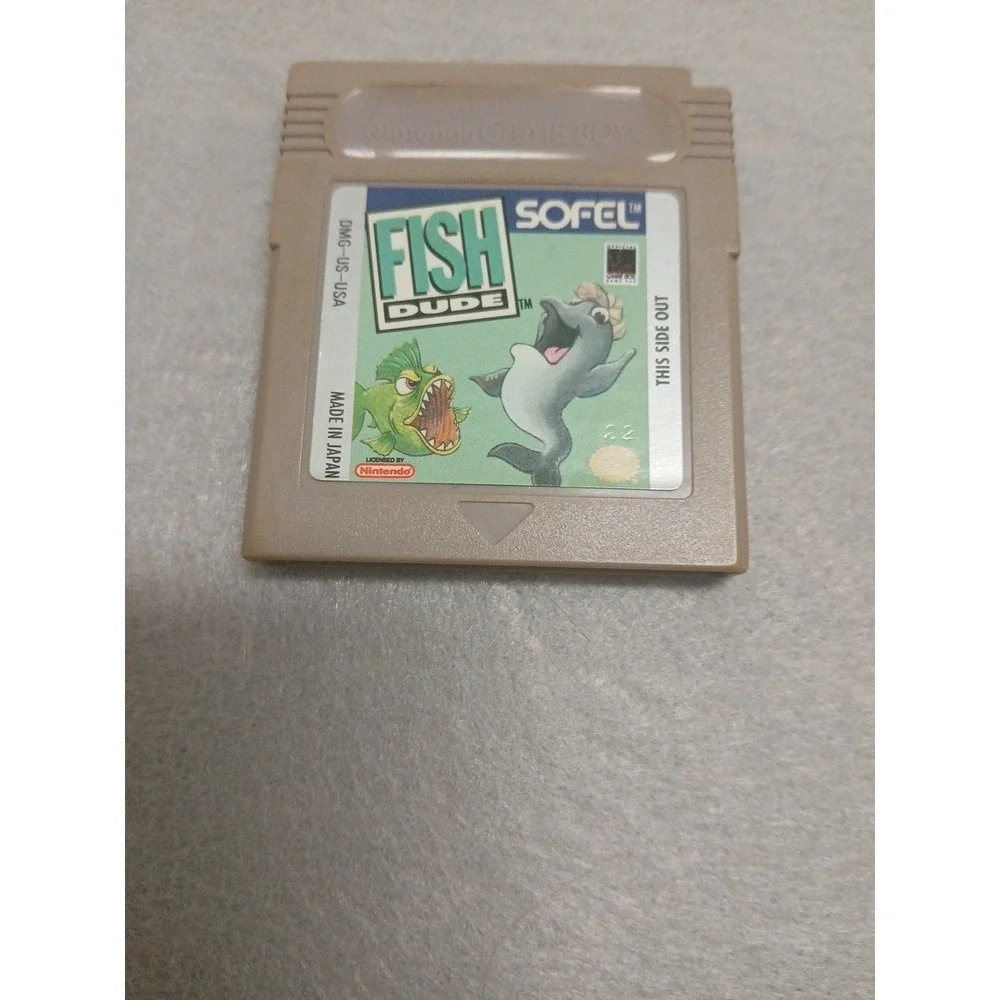 FISH DUDE Nintendo Game Boy CARTRIDGE ONLY Gameboy AUTHENTIC Tested WORKING